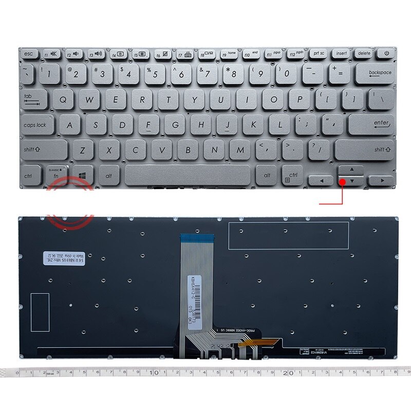 Bàn phím ASUS A412,x412 bac zin